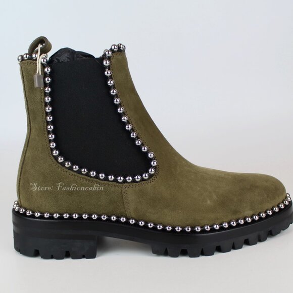 NEW ALEXANDER WANG Studded Booties - Picture 3 of 15